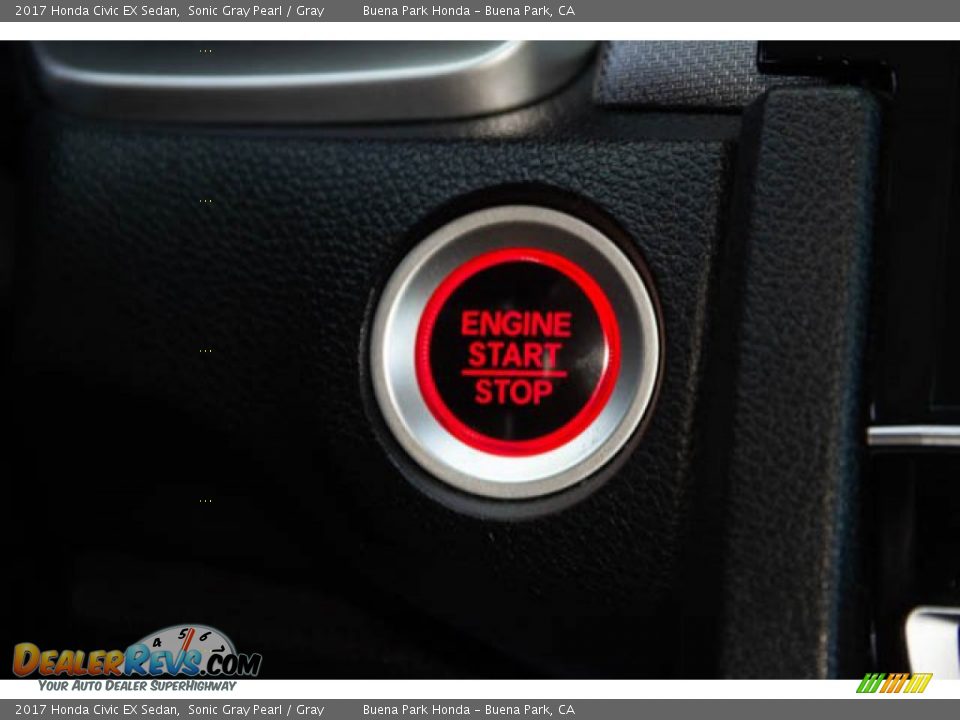 2017 Honda Civic EX Sedan Sonic Gray Pearl / Gray Photo #18