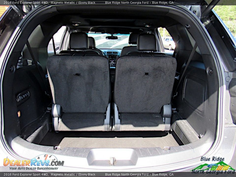 2016 Ford Explorer Sport 4WD Magnetic Metallic / Ebony Black Photo #14