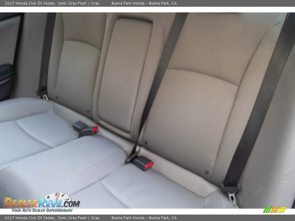 2017 Honda Civic EX Sedan Sonic Gray Pearl / Gray Photo #22