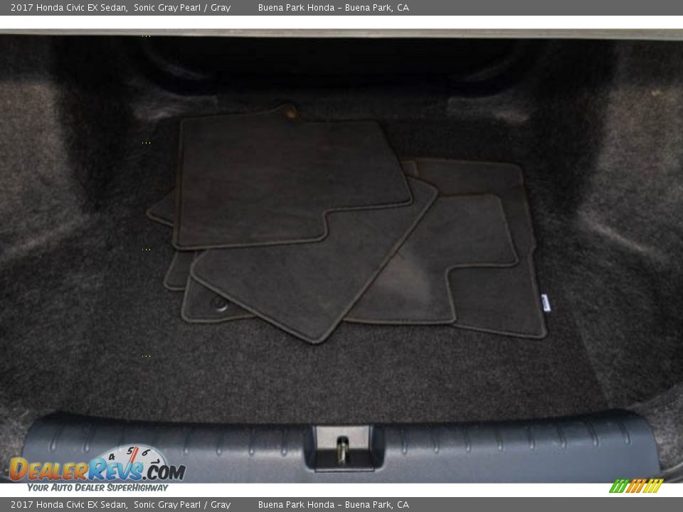 2017 Honda Civic EX Sedan Sonic Gray Pearl / Gray Photo #23