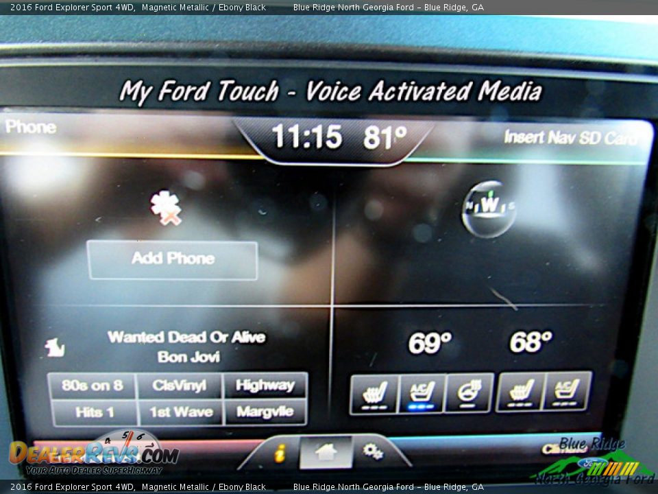 2016 Ford Explorer Sport 4WD Magnetic Metallic / Ebony Black Photo #22