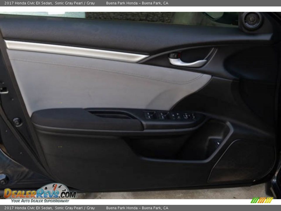 2017 Honda Civic EX Sedan Sonic Gray Pearl / Gray Photo #32