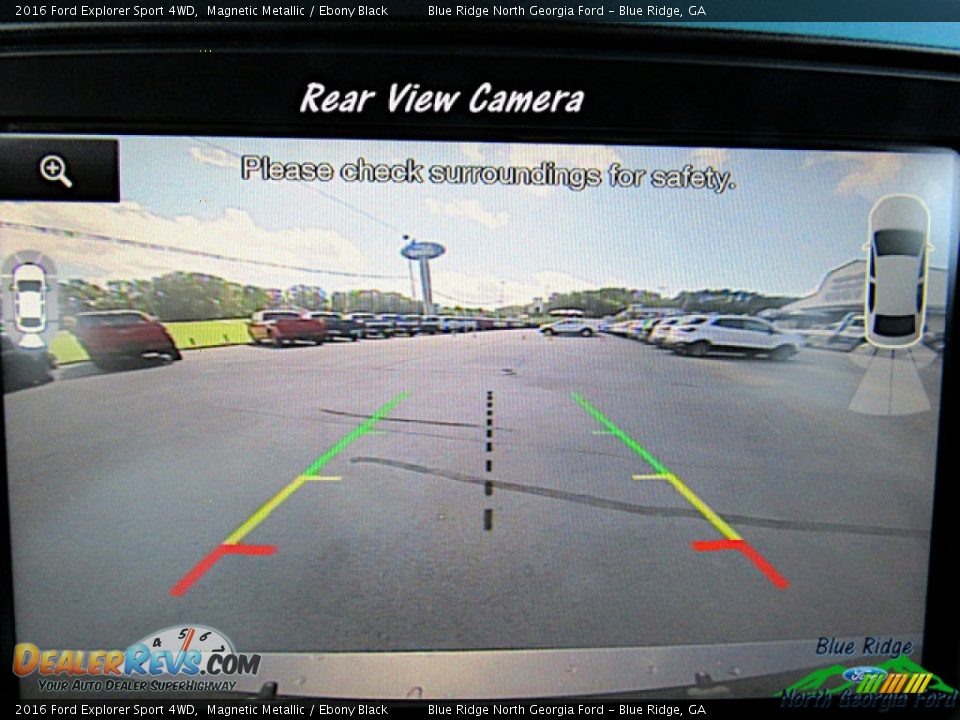 2016 Ford Explorer Sport 4WD Magnetic Metallic / Ebony Black Photo #23