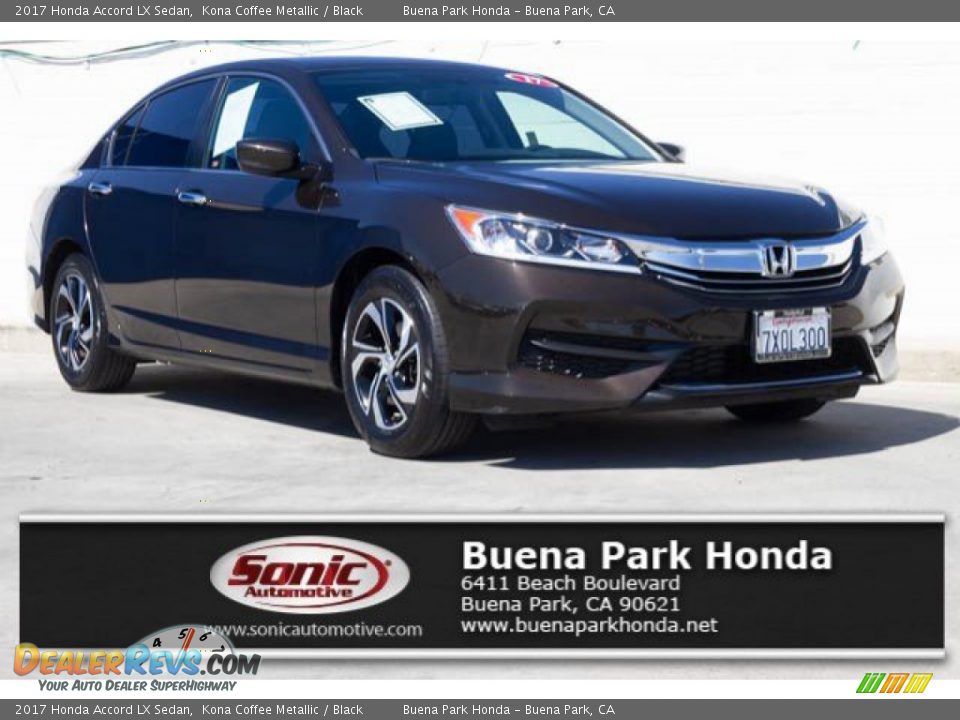 2017 Honda Accord LX Sedan Kona Coffee Metallic / Black Photo #1