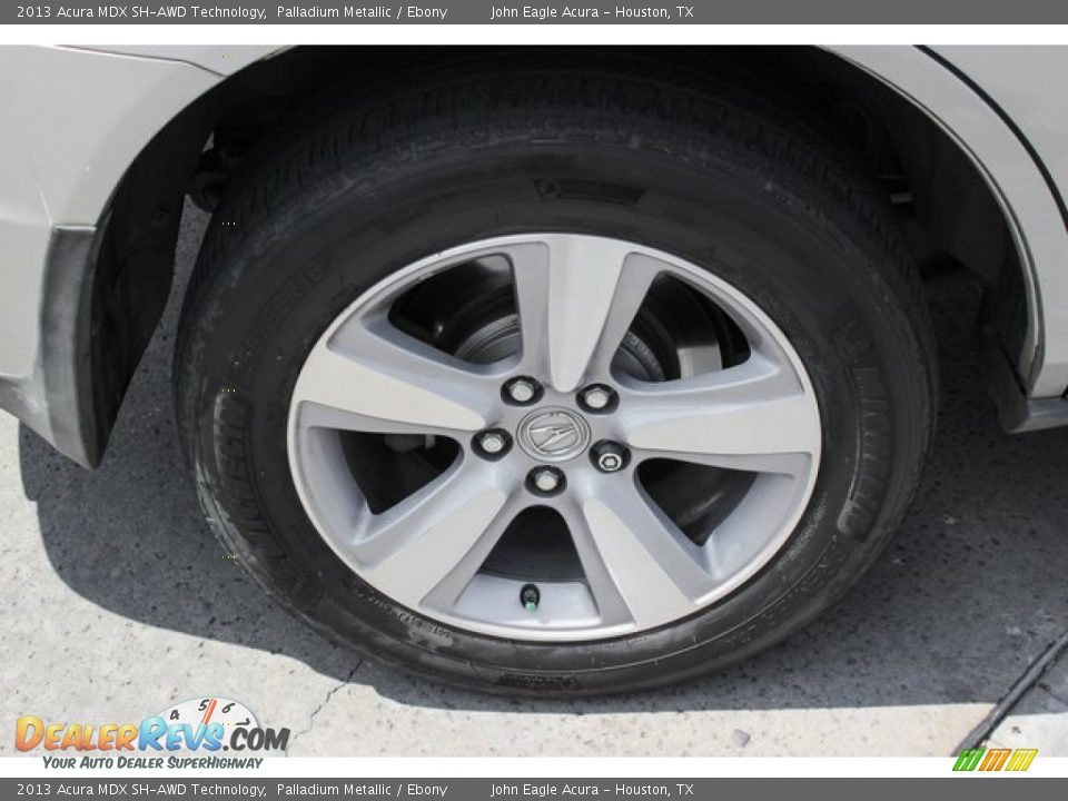 2013 Acura MDX SH-AWD Technology Palladium Metallic / Ebony Photo #10