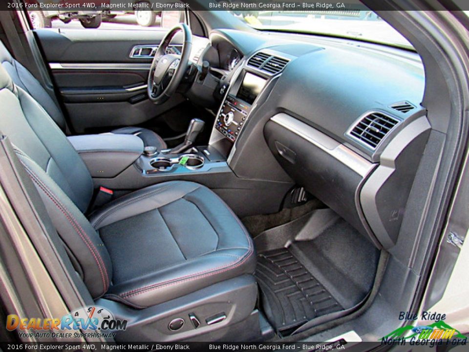 2016 Ford Explorer Sport 4WD Magnetic Metallic / Ebony Black Photo #32