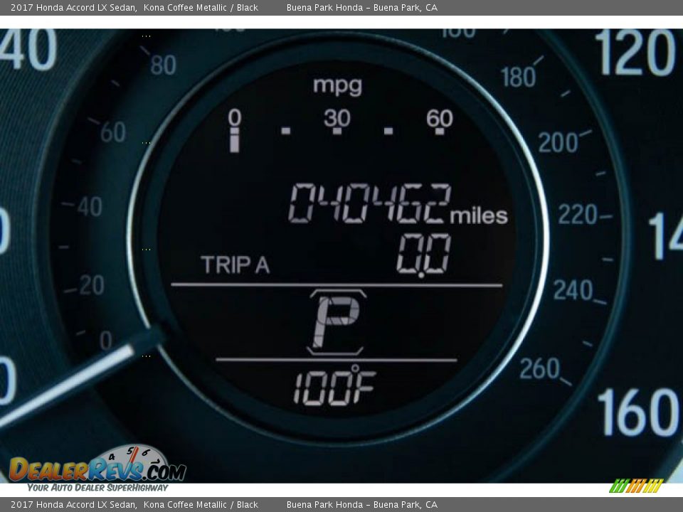 2017 Honda Accord LX Sedan Kona Coffee Metallic / Black Photo #6