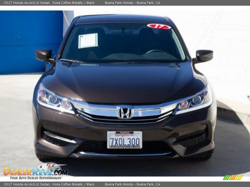 2017 Honda Accord LX Sedan Kona Coffee Metallic / Black Photo #7