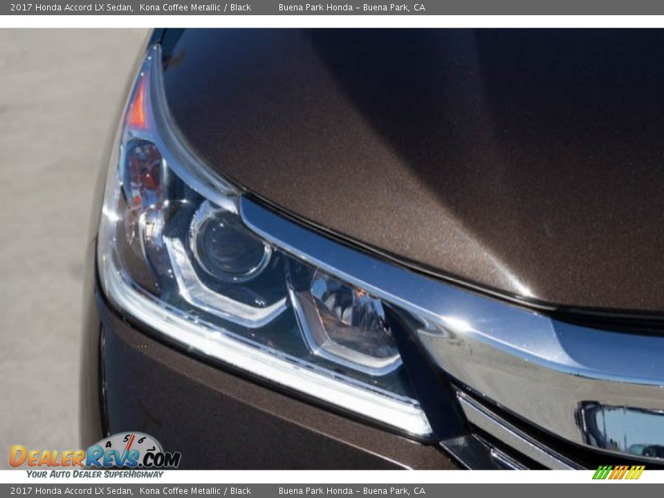 2017 Honda Accord LX Sedan Kona Coffee Metallic / Black Photo #8