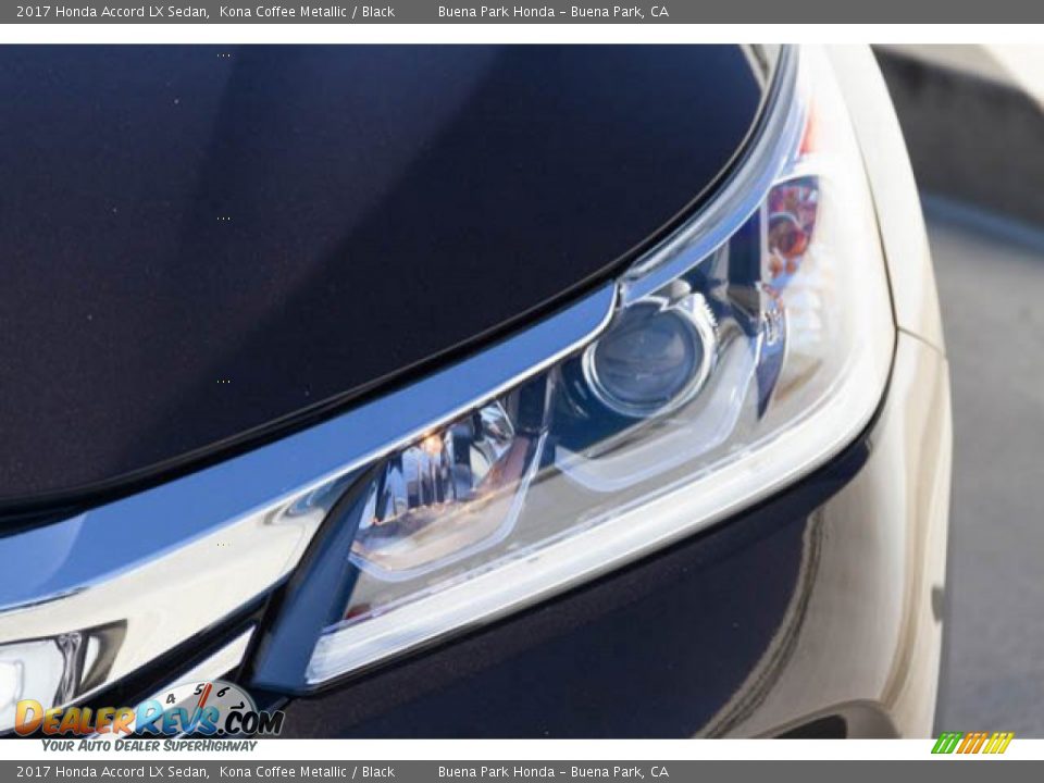 2017 Honda Accord LX Sedan Kona Coffee Metallic / Black Photo #9