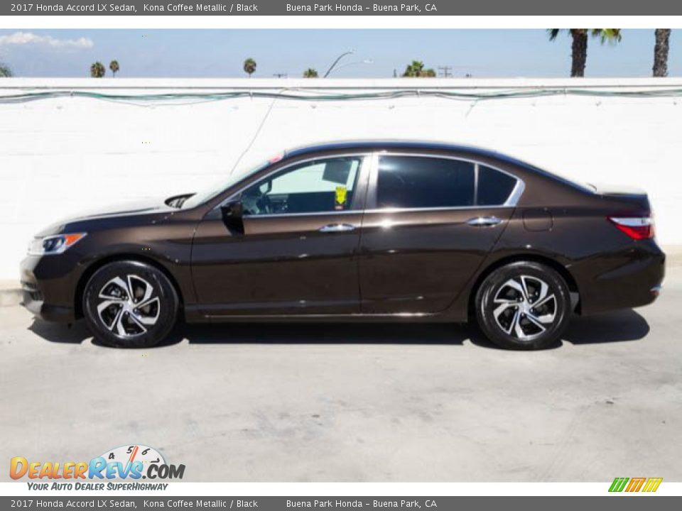2017 Honda Accord LX Sedan Kona Coffee Metallic / Black Photo #10