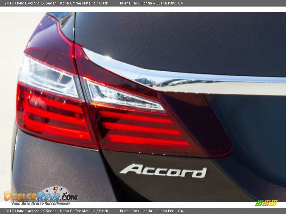 2017 Honda Accord LX Sedan Kona Coffee Metallic / Black Photo #12