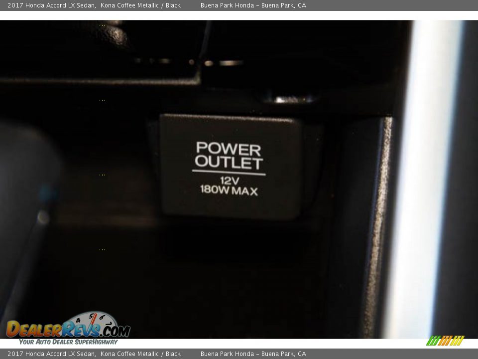 2017 Honda Accord LX Sedan Kona Coffee Metallic / Black Photo #16