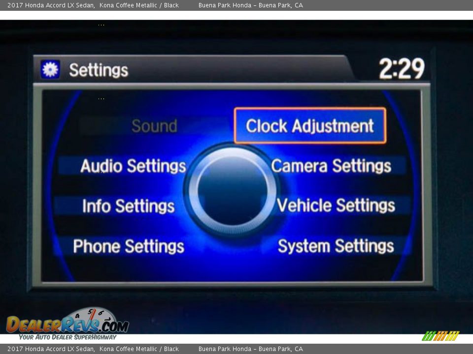 2017 Honda Accord LX Sedan Kona Coffee Metallic / Black Photo #24