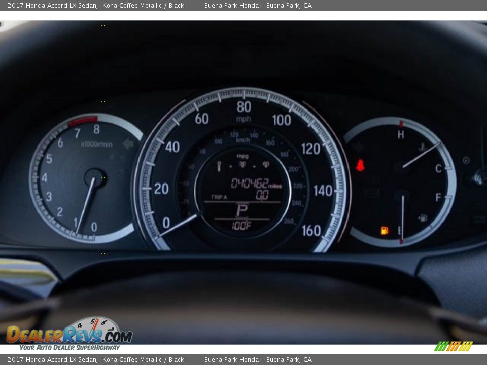 2017 Honda Accord LX Sedan Kona Coffee Metallic / Black Photo #26