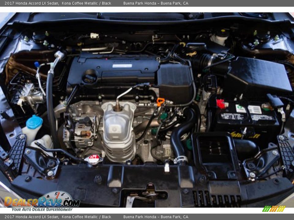 2017 Honda Accord LX Sedan Kona Coffee Metallic / Black Photo #32