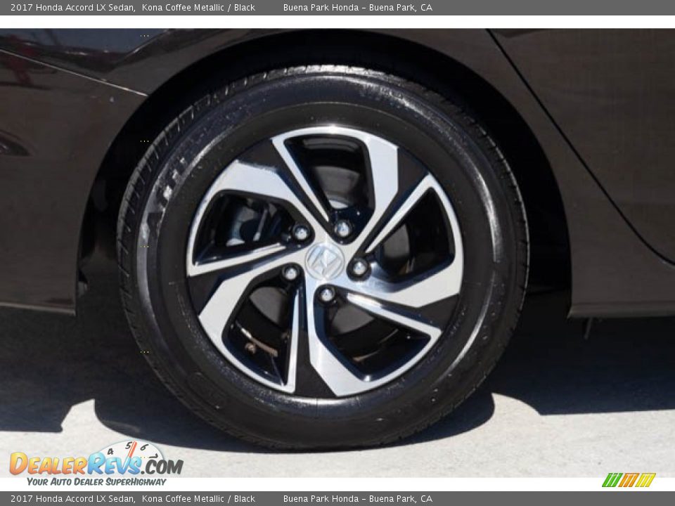 2017 Honda Accord LX Sedan Kona Coffee Metallic / Black Photo #33