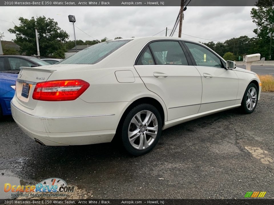 2010 Mercedes-Benz E 350 4Matic Sedan Arctic White / Black Photo #3