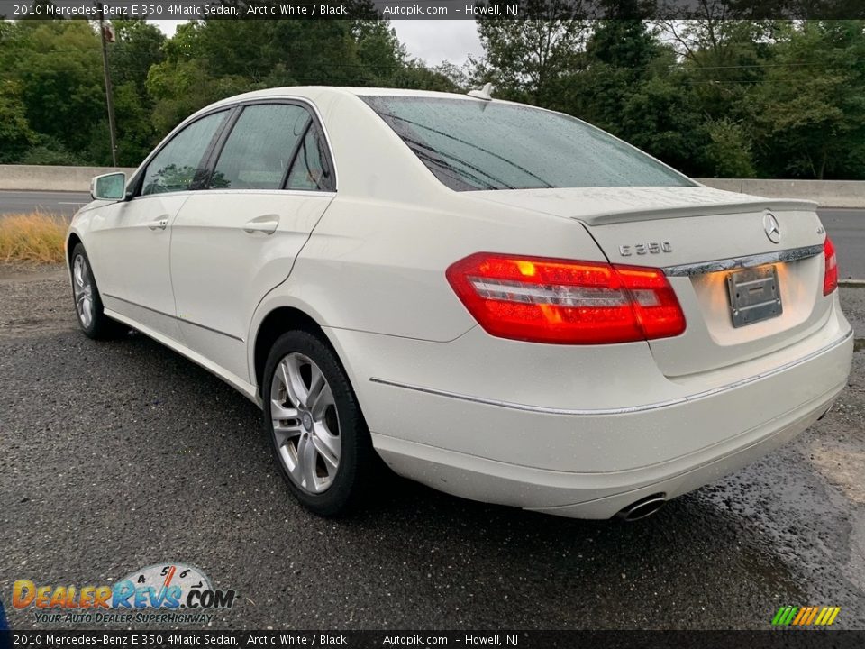 2010 Mercedes-Benz E 350 4Matic Sedan Arctic White / Black Photo #5