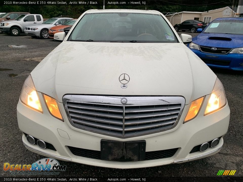 2010 Mercedes-Benz E 350 4Matic Sedan Arctic White / Black Photo #8