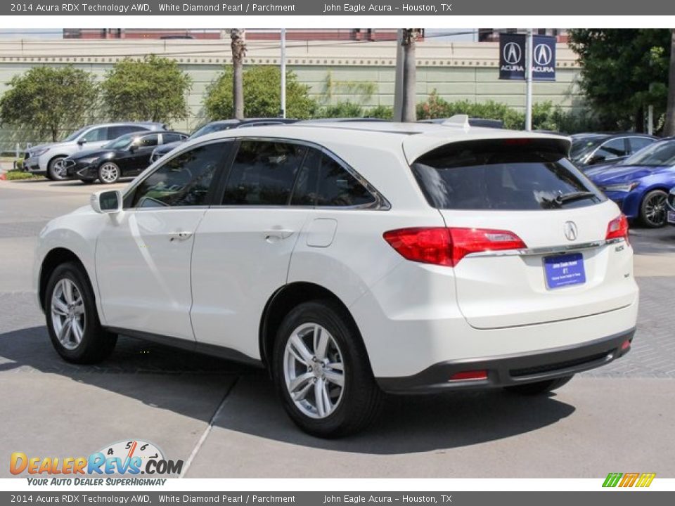 2014 Acura RDX Technology AWD White Diamond Pearl / Parchment Photo #5