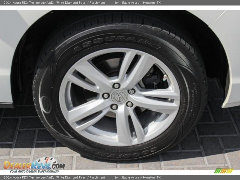 2014 Acura RDX Technology AWD White Diamond Pearl / Parchment Photo #10