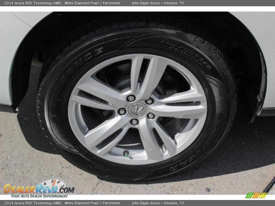 2014 Acura RDX Technology AWD White Diamond Pearl / Parchment Photo #11