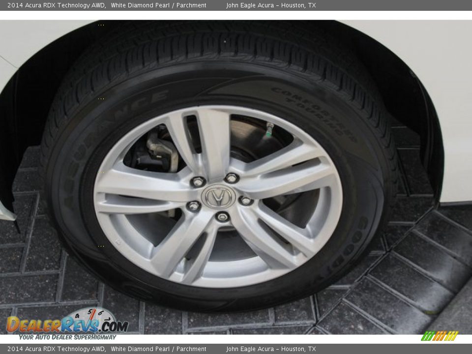 2014 Acura RDX Technology AWD White Diamond Pearl / Parchment Photo #14