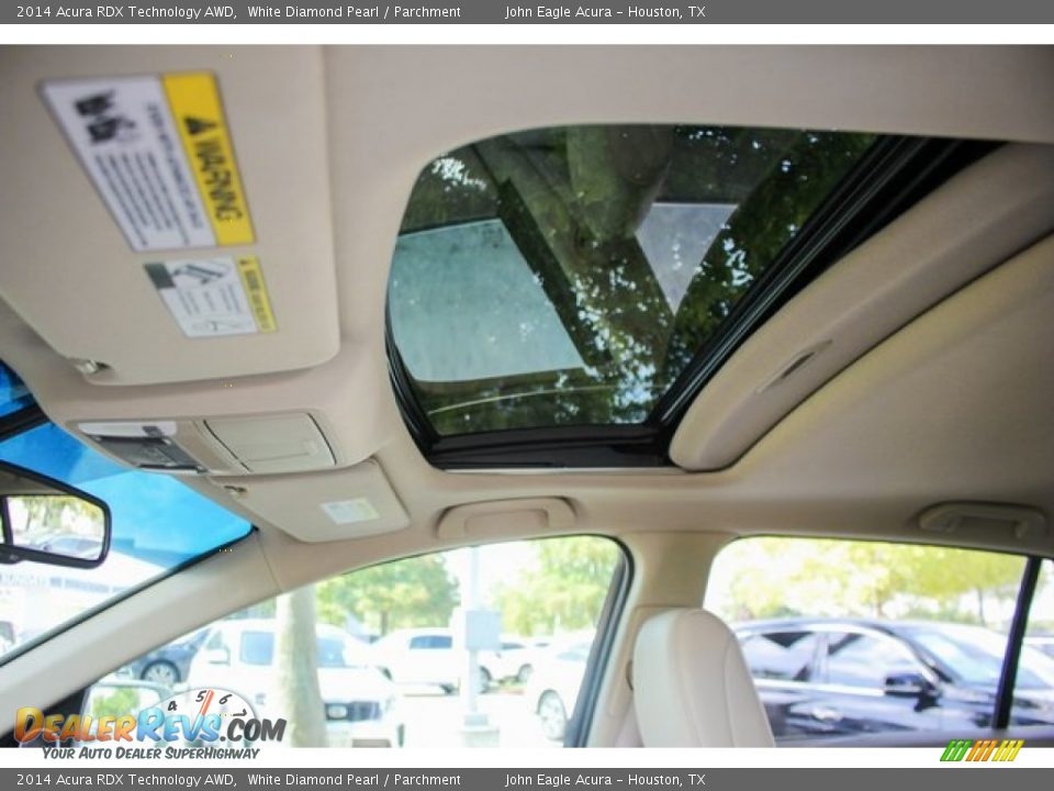 2014 Acura RDX Technology AWD White Diamond Pearl / Parchment Photo #17