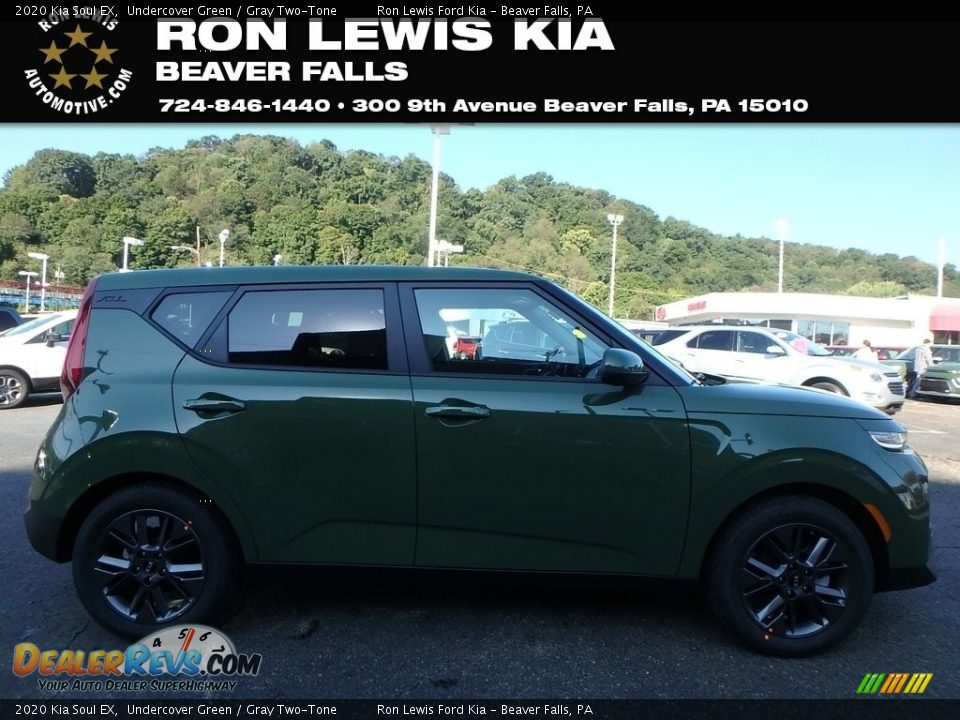 2020 Kia Soul EX Undercover Green / Gray Two-Tone Photo #1