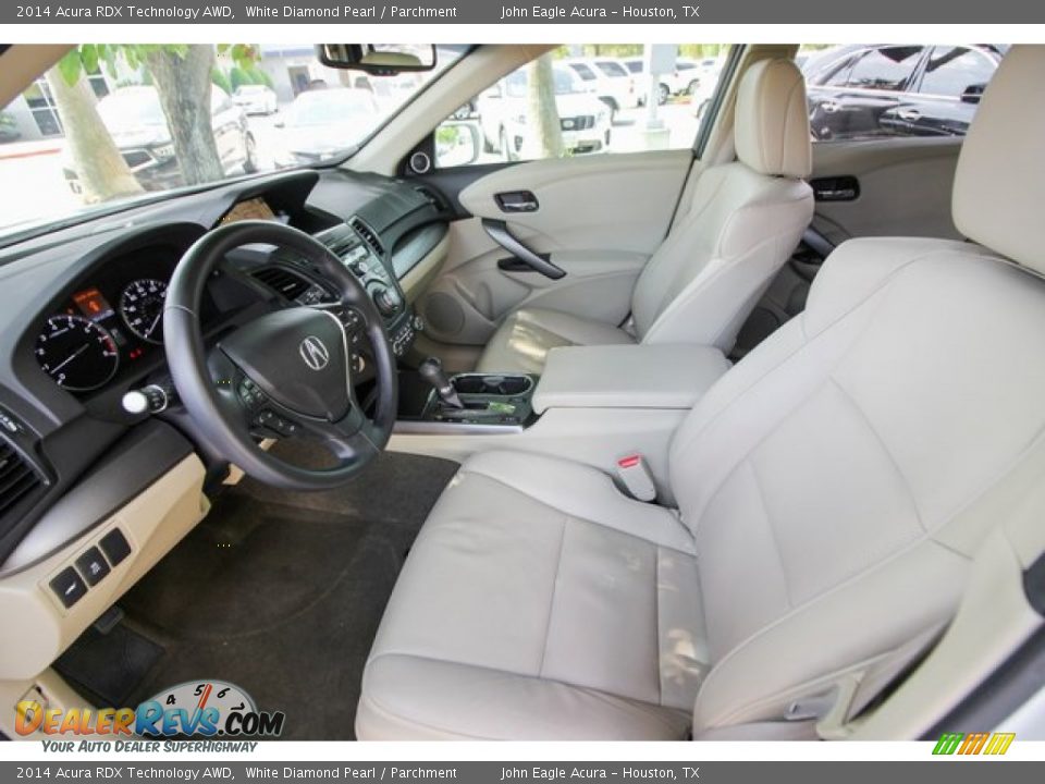 2014 Acura RDX Technology AWD White Diamond Pearl / Parchment Photo #19