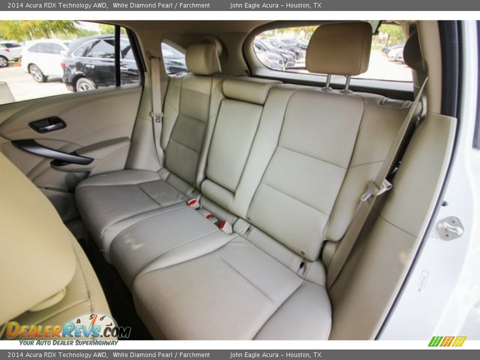 2014 Acura RDX Technology AWD White Diamond Pearl / Parchment Photo #21