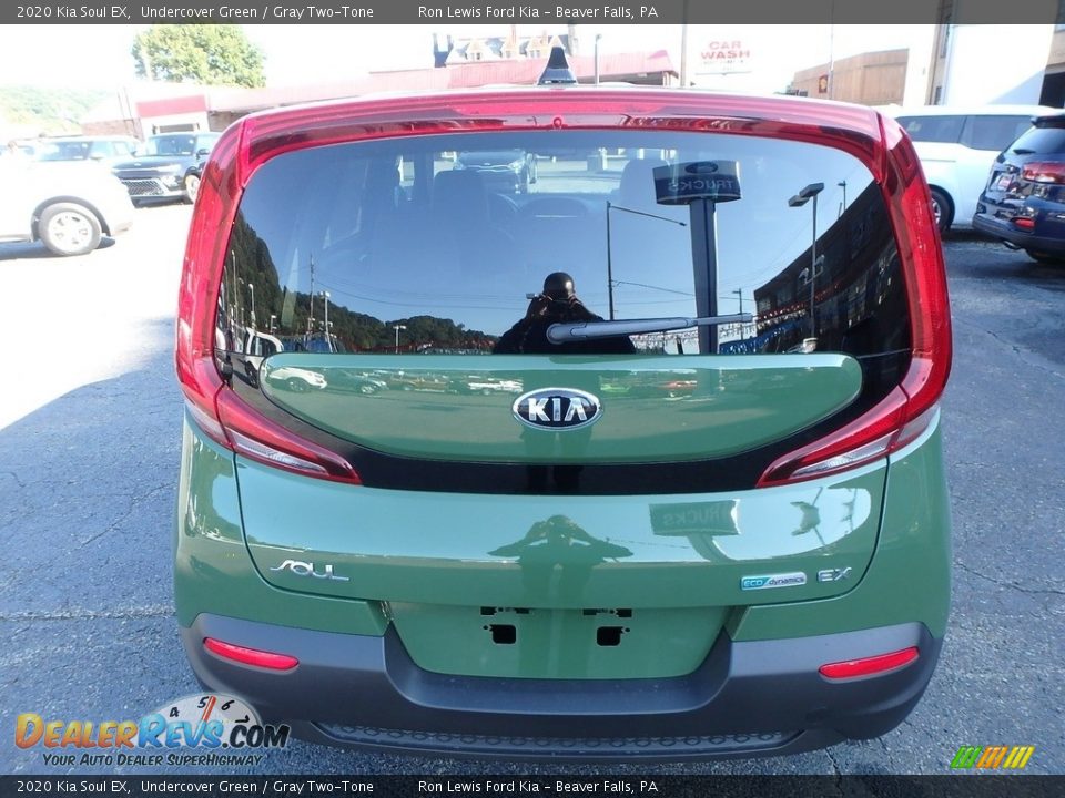 2020 Kia Soul EX Undercover Green / Gray Two-Tone Photo #3