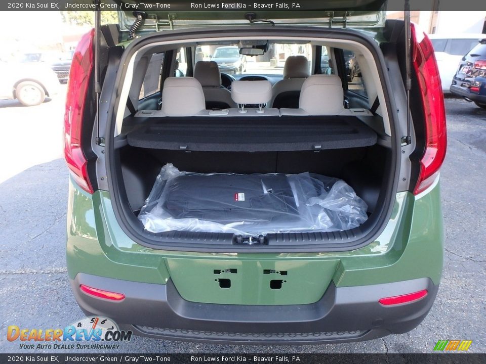 2020 Kia Soul EX Undercover Green / Gray Two-Tone Photo #4
