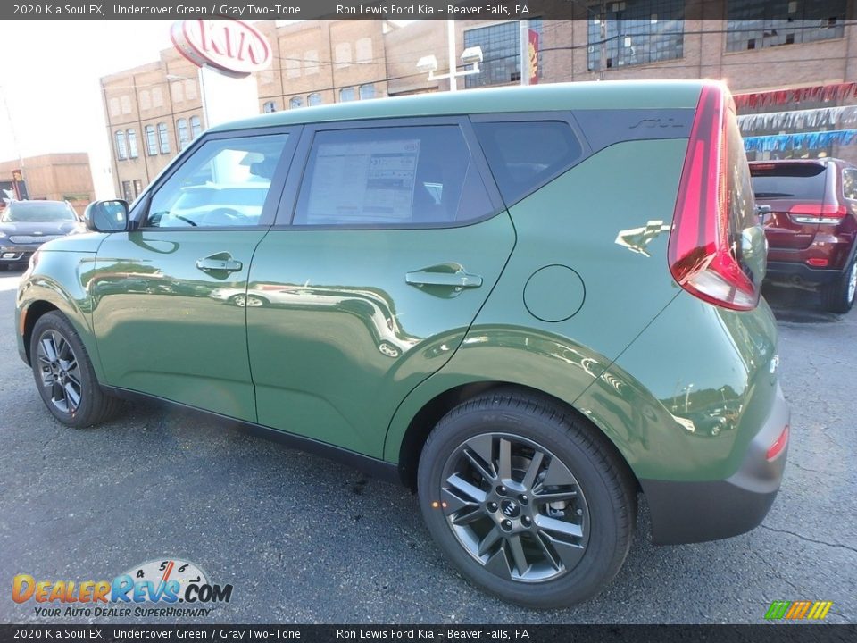 2020 Kia Soul EX Undercover Green / Gray Two-Tone Photo #5