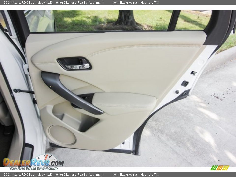 2014 Acura RDX Technology AWD White Diamond Pearl / Parchment Photo #23
