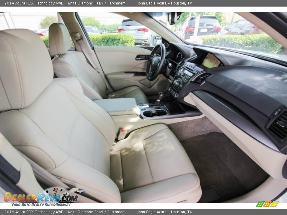 2014 Acura RDX Technology AWD White Diamond Pearl / Parchment Photo #26