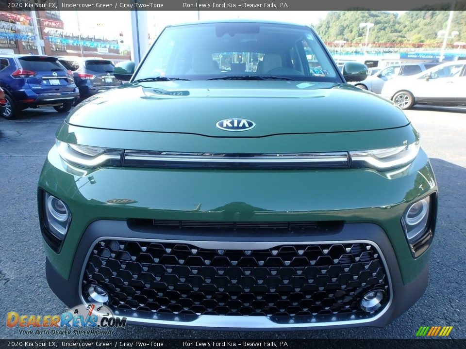 2020 Kia Soul EX Undercover Green / Gray Two-Tone Photo #8