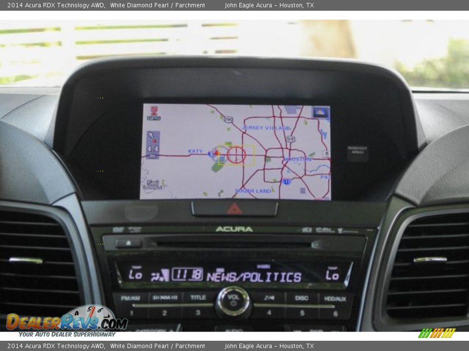 2014 Acura RDX Technology AWD White Diamond Pearl / Parchment Photo #29