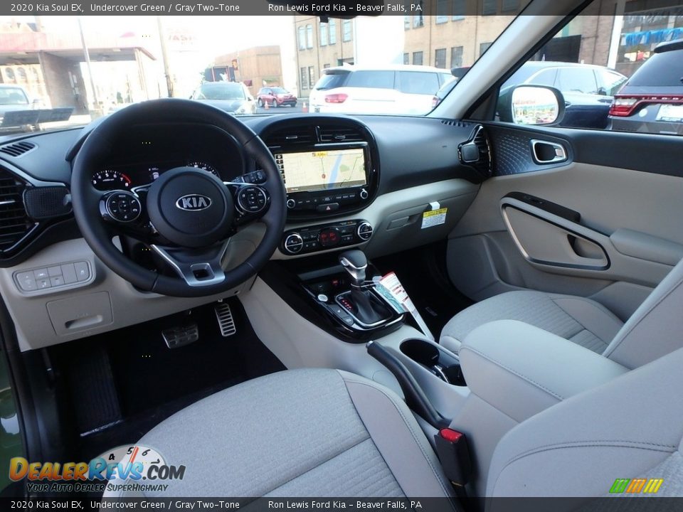 Gray Two-Tone Interior - 2020 Kia Soul EX Photo #15
