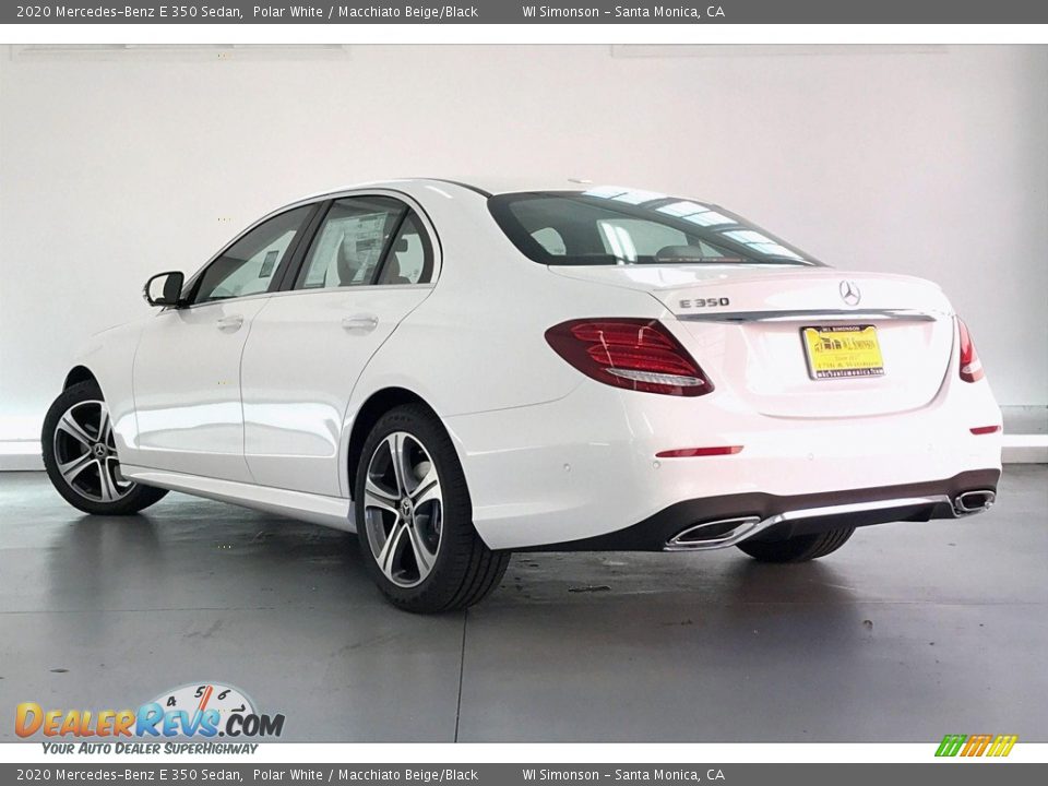 2020 Mercedes-Benz E 350 Sedan Polar White / Macchiato Beige/Black Photo #2