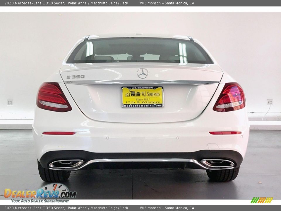 2020 Mercedes-Benz E 350 Sedan Polar White / Macchiato Beige/Black Photo #3
