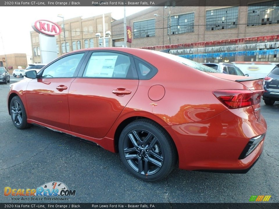 Fire Orange 2020 Kia Forte GT-Line Photo #5