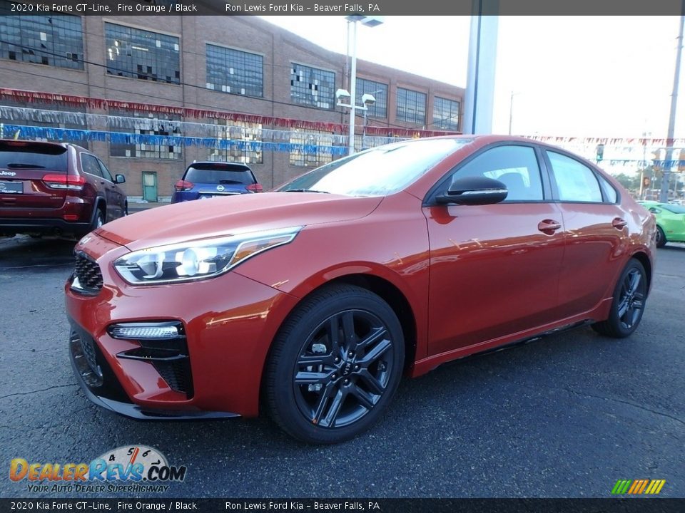 Fire Orange 2020 Kia Forte GT-Line Photo #7