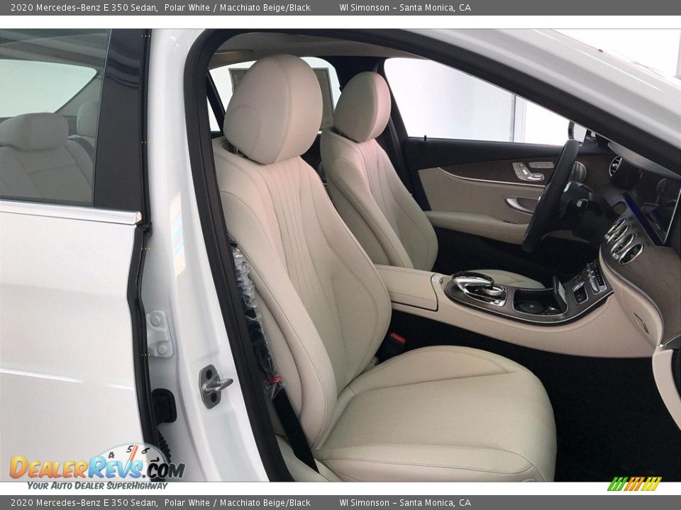 2020 Mercedes-Benz E 350 Sedan Polar White / Macchiato Beige/Black Photo #5