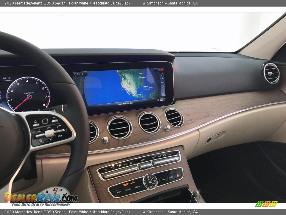 2020 Mercedes-Benz E 350 Sedan Polar White / Macchiato Beige/Black Photo #6