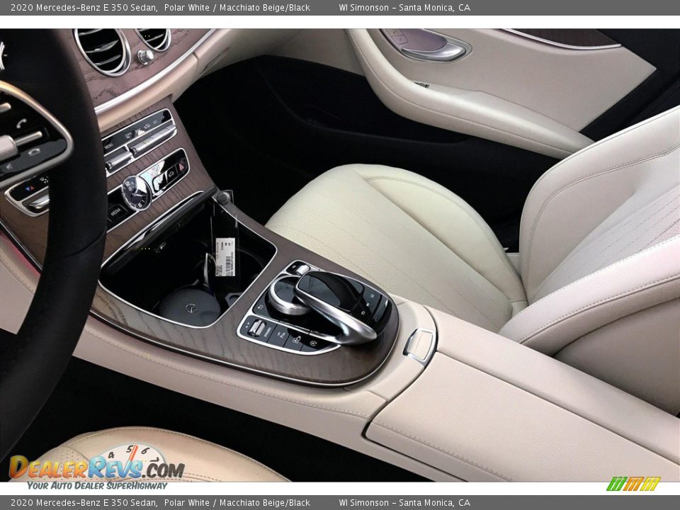 2020 Mercedes-Benz E 350 Sedan Polar White / Macchiato Beige/Black Photo #7