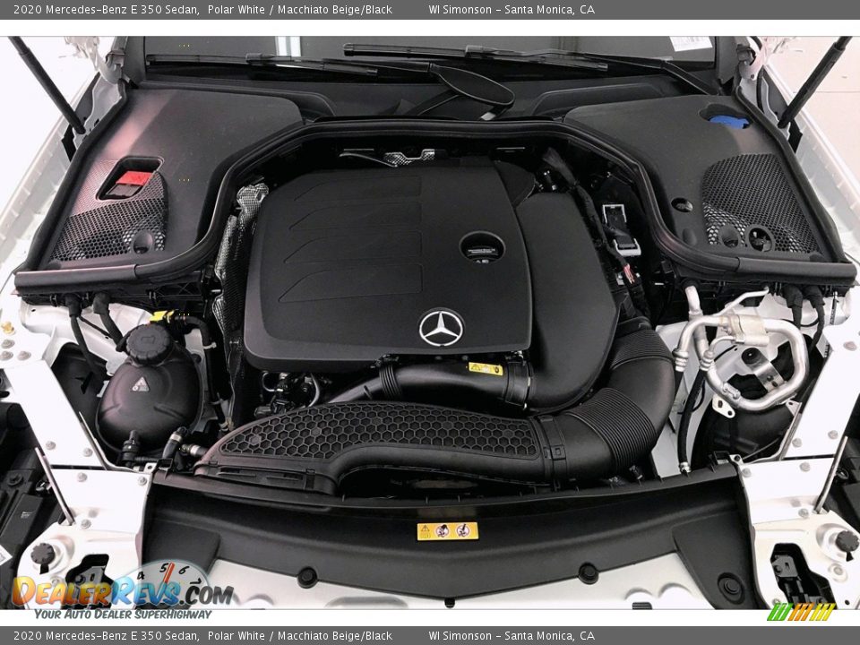 2020 Mercedes-Benz E 350 Sedan Polar White / Macchiato Beige/Black Photo #8