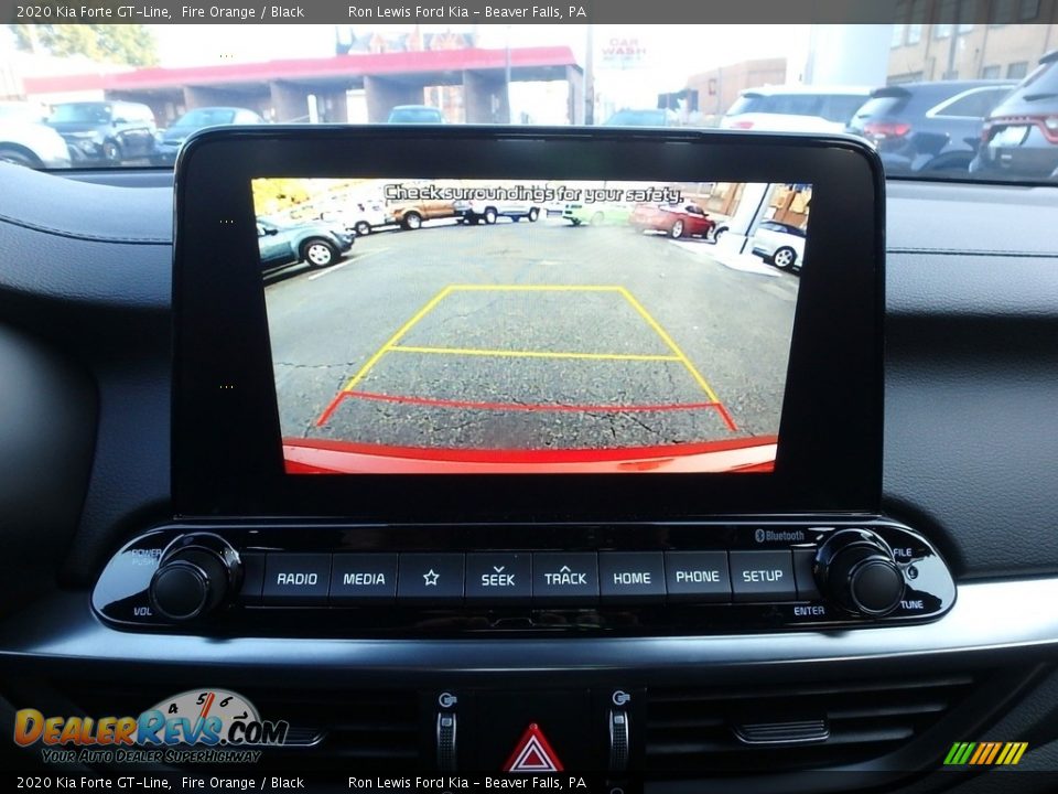 2020 Kia Forte GT-Line Fire Orange / Black Photo #17