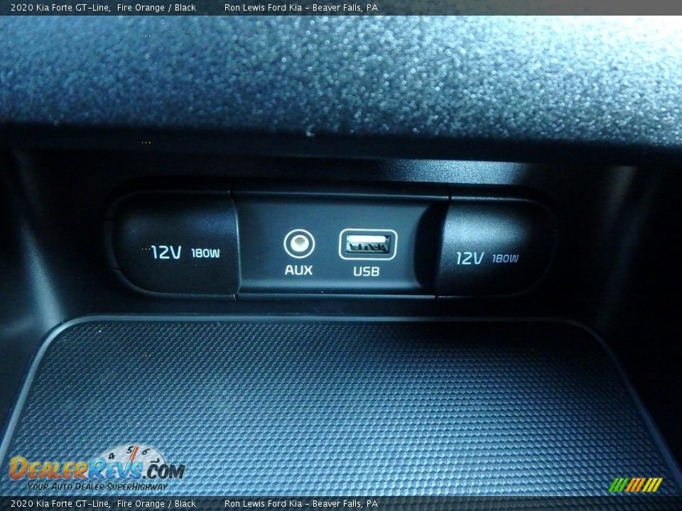2020 Kia Forte GT-Line Fire Orange / Black Photo #18